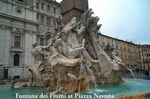 Fontana dei Fiumi at Piazza Nauona