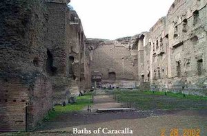 More inside the Baths of Caracalla