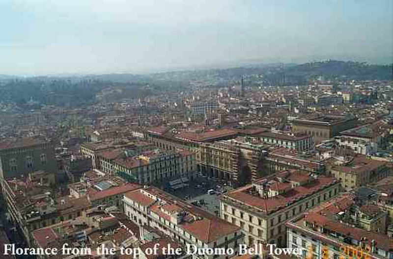 Florance from the top of the Duomo Bell Tower 2