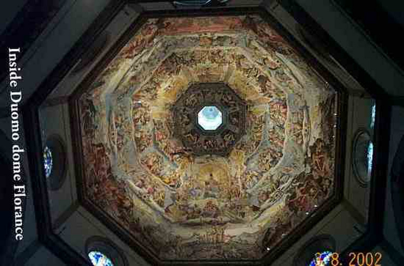 Inside the Duomo Dome