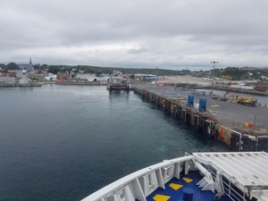 Coming into Port aux Basques ferry landing