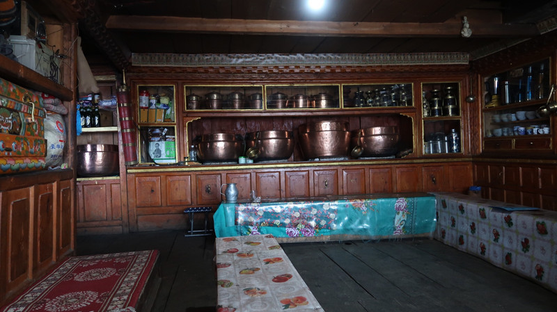 Tibetan inspired dining room