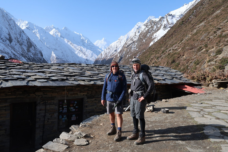 Arch and Chris at Mu Gompa