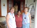 Marie and Donna with guest house owner/matriarch 