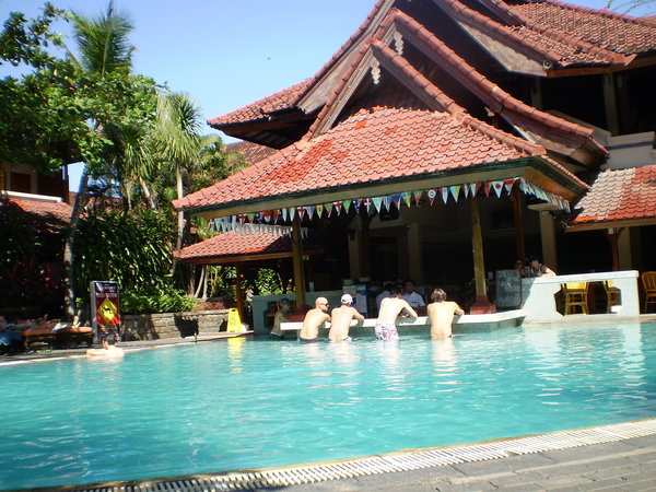 The pool bar