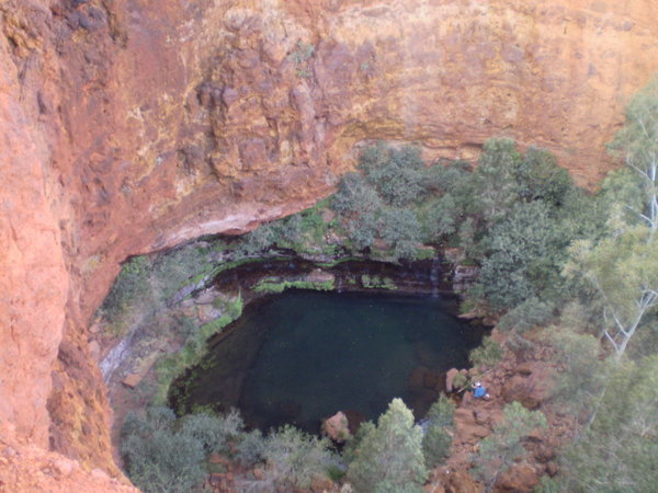 Circular Pool from up the top