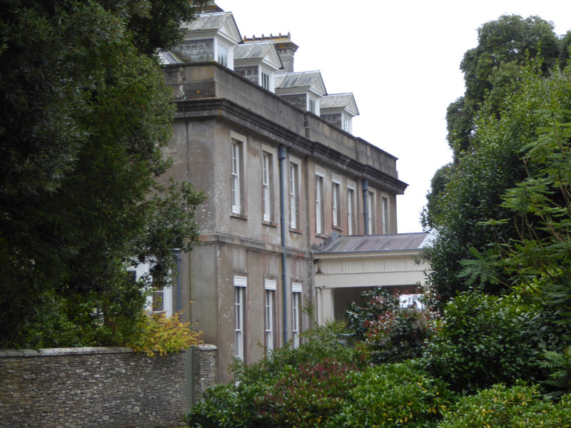 Trelissick house - at the front 