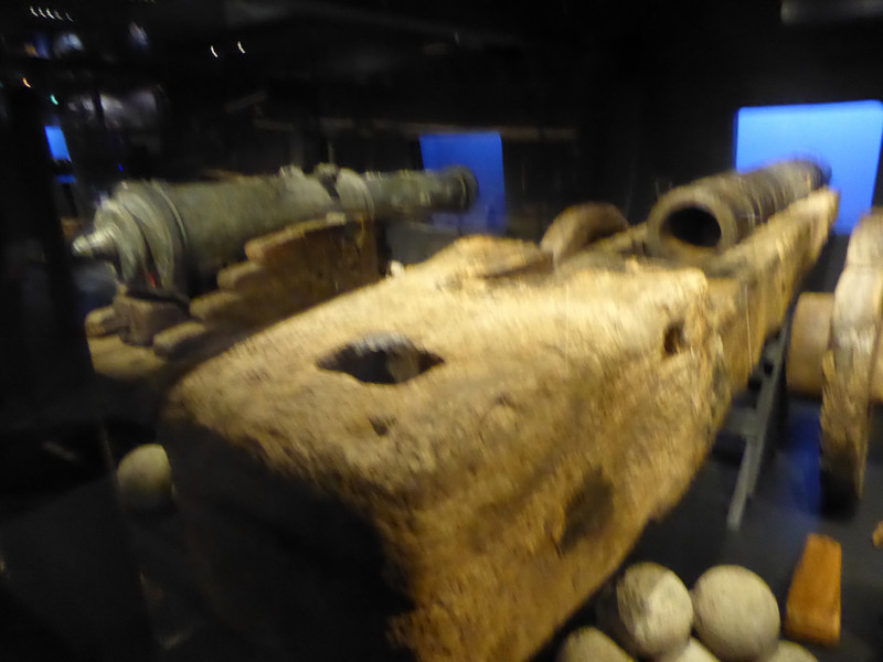 Some of the Mary Rose guns 