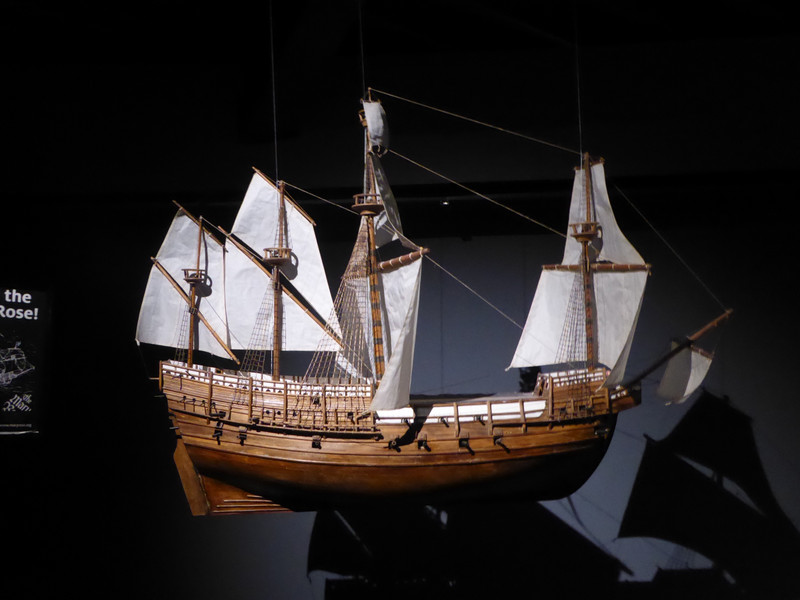 A model of the Mary Rose