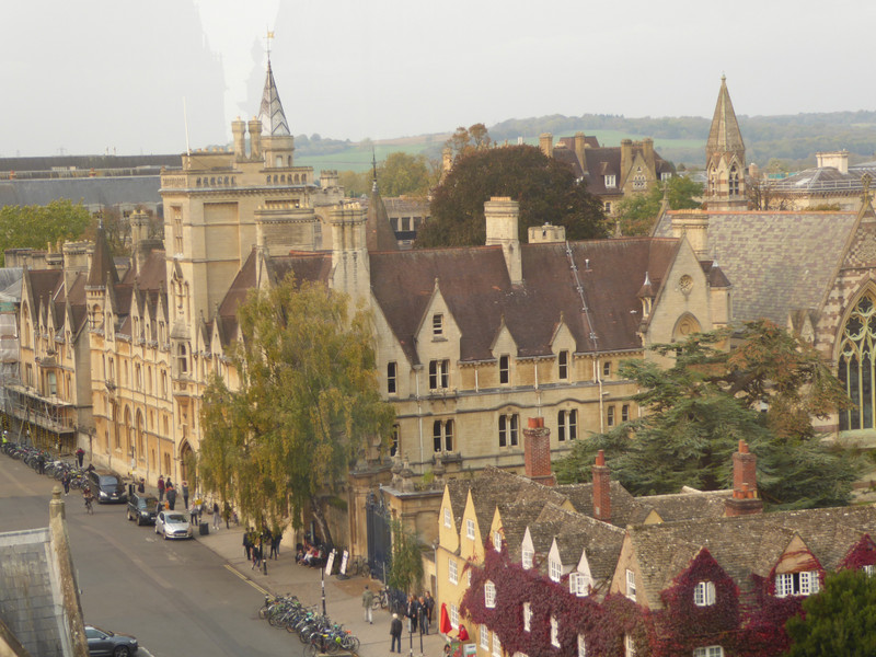 View over Oxford from the cupola 