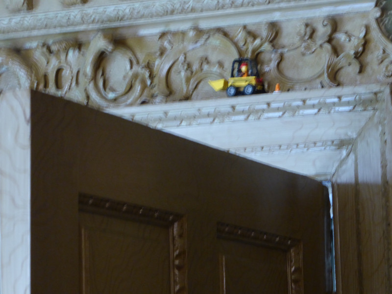 The little lego car in the Treasurers house