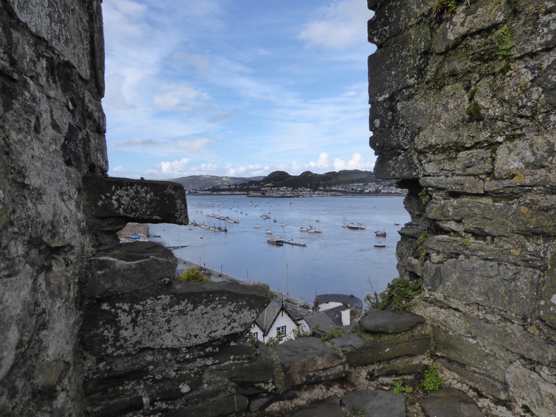 A view down the bay from the ramparts