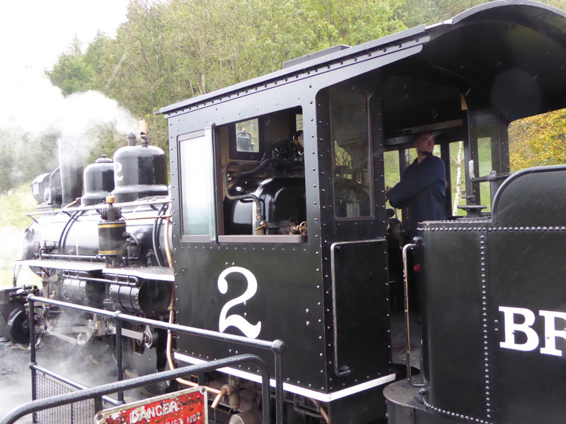 The little engine at the Brecon a mountain Railway 