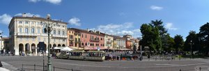 view of Verona from the strairs of Pallazzo della Gran Guardia