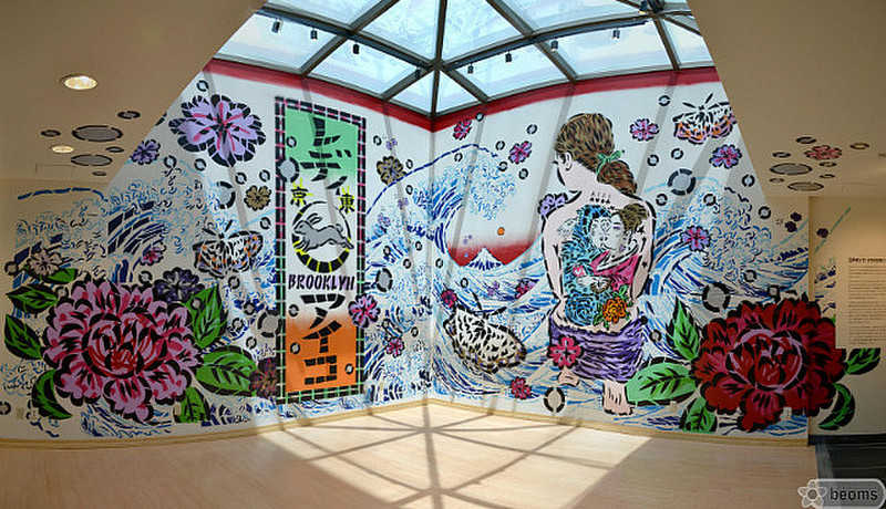 Ukio-e exhibit at the Japan Society