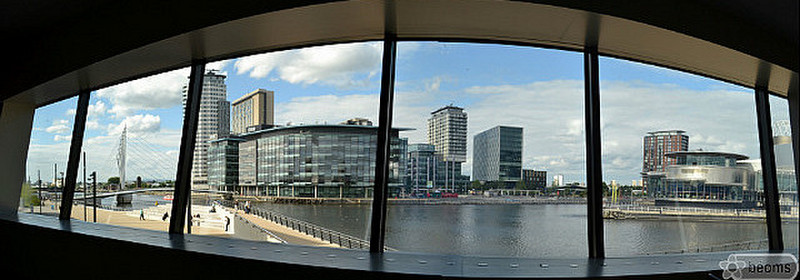 MediaCityUK as seen from the cafe at IWM