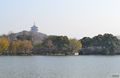 Su causeway and the pagoda