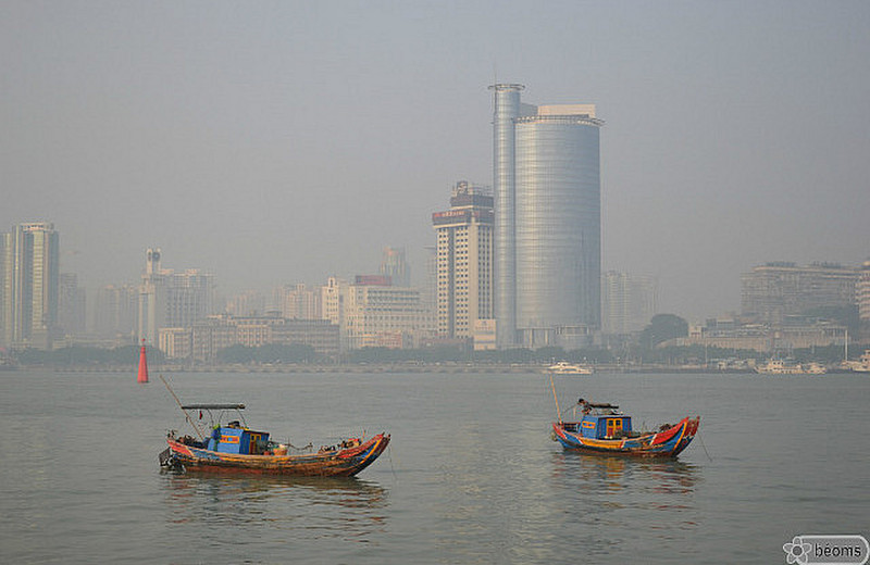 view of Xiamen from Gulangyu