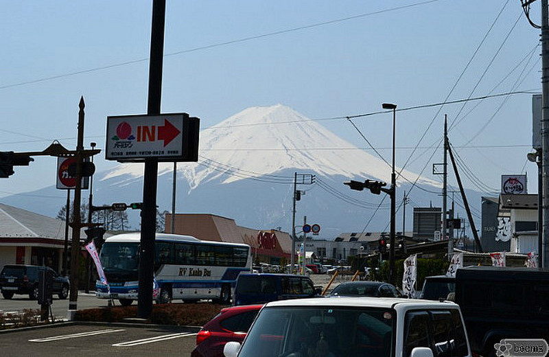 Fuji-san is visible from everywhere