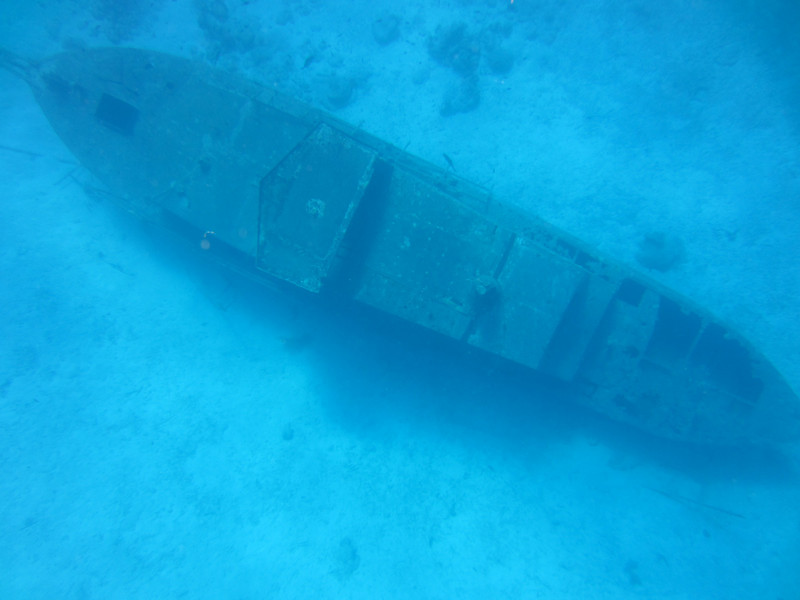 the sunken boat