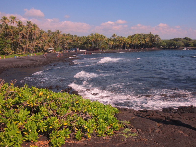stopping at black sand beach2