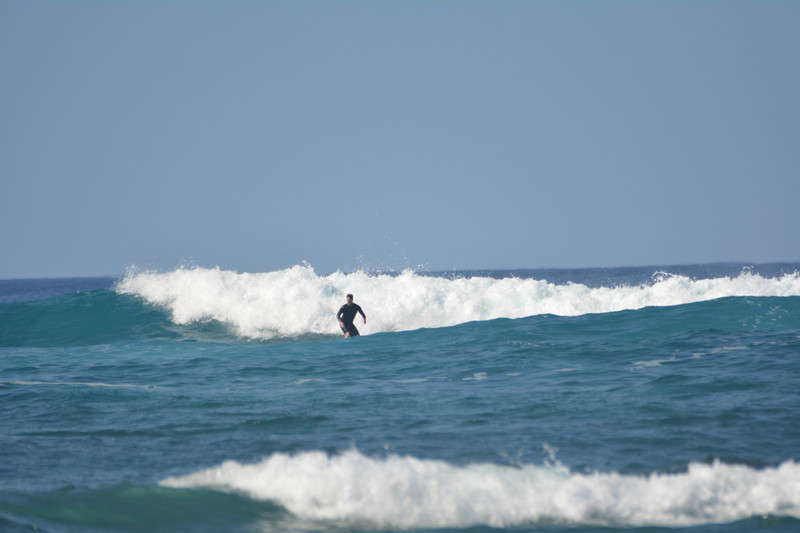 Swells make good surfin