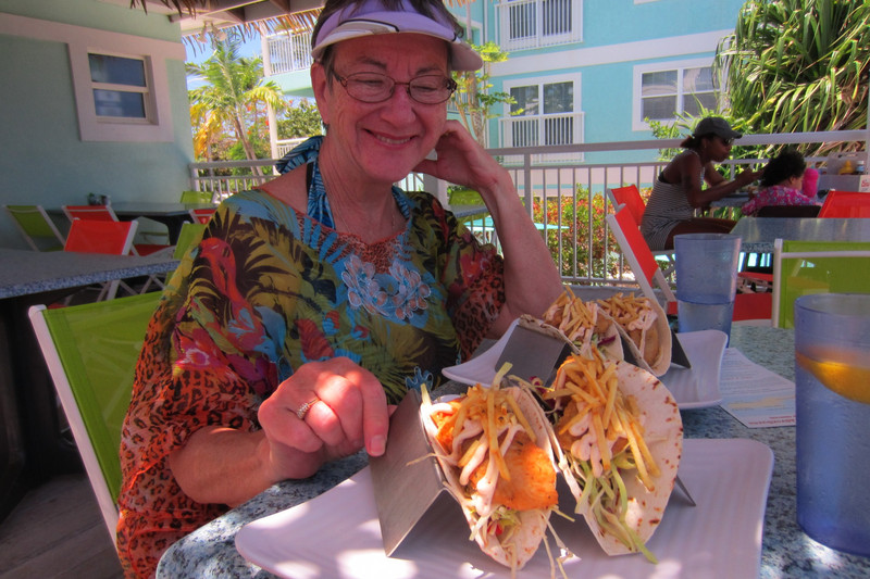 Doing our part and eating lionfish tacos again