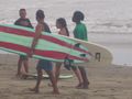 Surfing lesson over