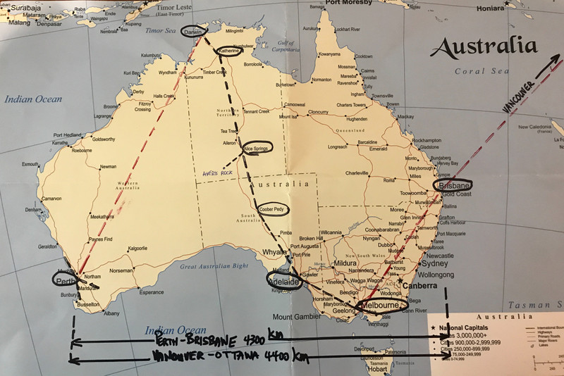 Our travels in Australia