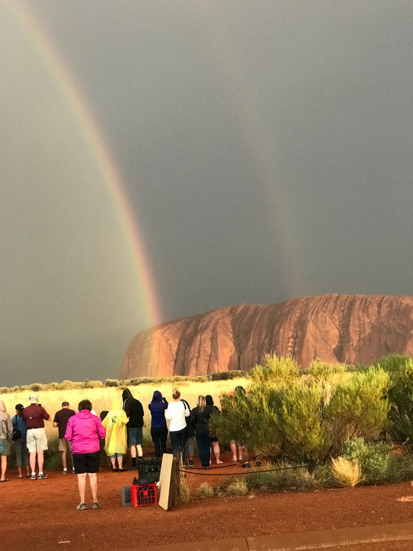 Rainbows at Uluru