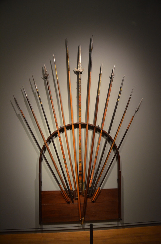 Spears donated to the Dutch by Asian rulers