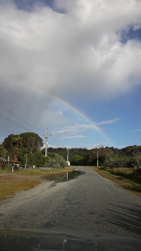 rainbow after being back in the village