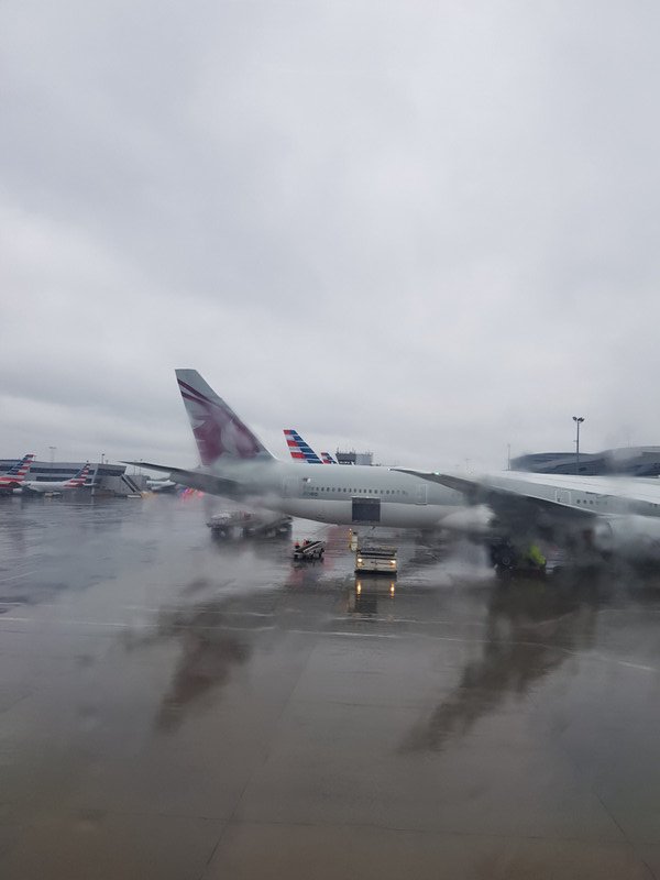 Wet day at JFK