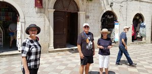 24 Standing in the heat in a Kotor Square