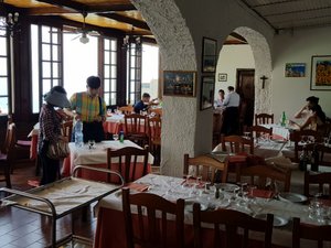 Our lunch venue in Positano
