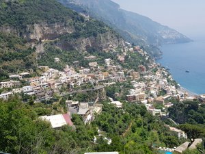 Positano from above