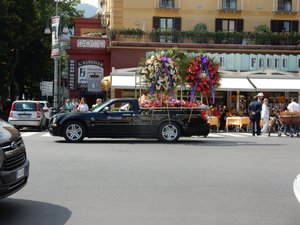 The Funeral Flower car