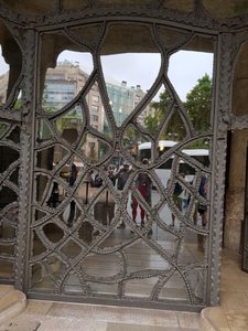 Gaudi inspired door - La Pedrera