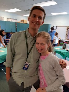 Sophie and her Special Needs Teacher - Mr McFadden