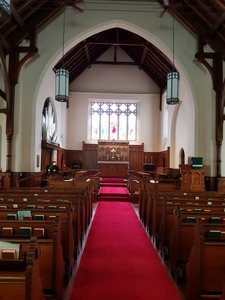Inside the Episcopal Church in St Michaels