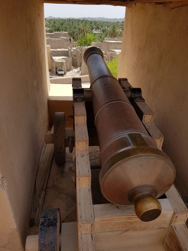 One of the many cannon in the Fort