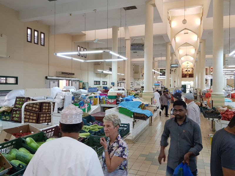 The fruit and vegetable souq