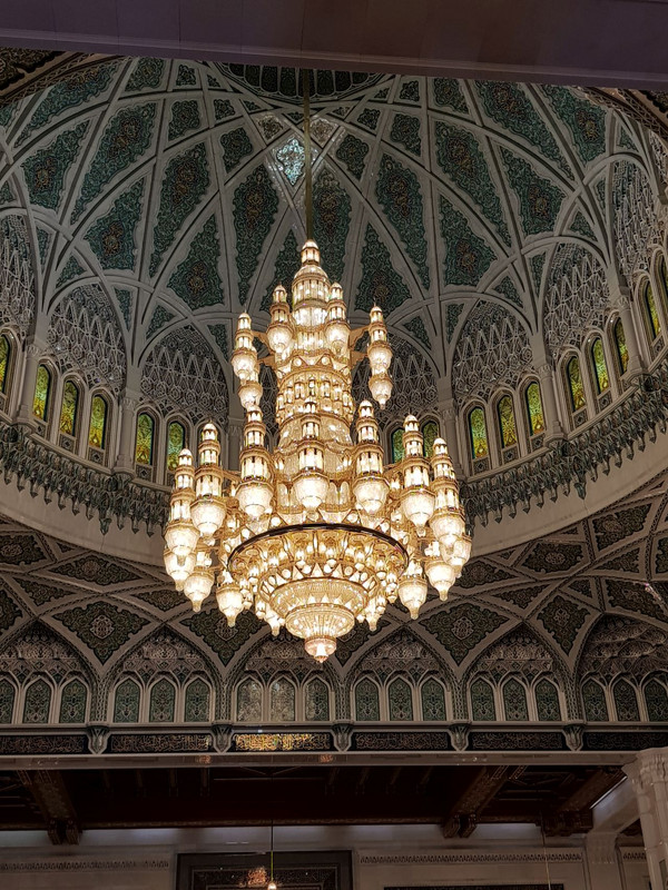 The Chandelier at the Grand Mosque