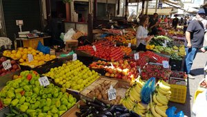 Fruit Market - the melon here was super juicy and nice