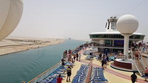 view of the jogging track on Deck 12