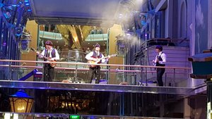 Beatles Tribute Band in the Royal Promenade for an afternoon show
