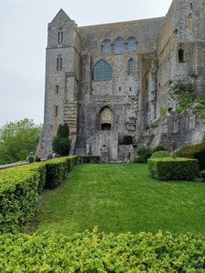 View back to the Abbey