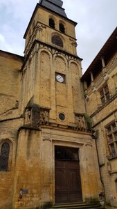 Downtown Sarlat - Sunday night 3 - Doors to the cathedral