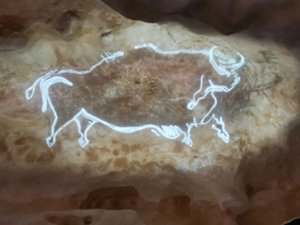 Cave Paintings 6 - with laser outline