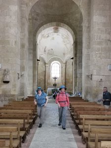Inside the church in St Leon 1